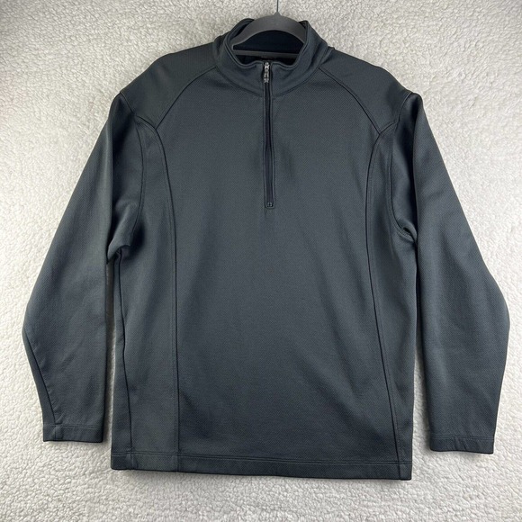 Nike Other - Nike Golf Mens Size L Large 1/4 Zip Pullover Long Sleeve Dark Gray